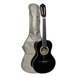 Kit Viola Caipira Giannini Start Vs 14 Bk Acústica Com Capa