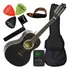 Kit Viola Giannini Caipira Eletroacústica Com Capa Vs14eq Bk