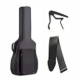 Kit Violão Clássico- Capa Bag Luxo Impermeável KA-06 - Capotraste - Correia De Tecido