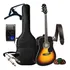 Kit Violão Elétrico Giannini Aço Folk Afinador + Acessórios