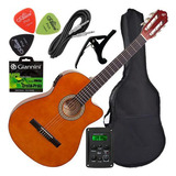 Kit Violao Eletroacustico Flat