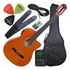 Kit Violão Flat Eletroacústico Nf 14n Eq Natural Giannini