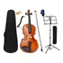 Kit Violino 3/4 Arco Breu Case Espaleira Estante Afinador
