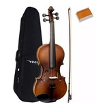 Kit Violino 4 4 Iniciante Completo Espaleira Arco Breu