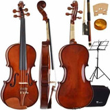 Kit Violino 4 4 Ve441 Eagle Case Arco Partitura