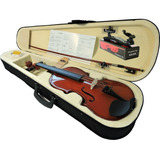 Kit Violino Barth 4 4 C Estojo arco breu arco Espaleira Cr