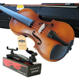 Kit Violino Barth Old 4 4 C  Estojo   Espaleira  Microafin