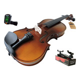 Kit Violino Barth Solid Old Bright 4 4 C Estojo Arco Breu