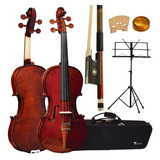 Kit Violino Com Estojo Extra Luxo 4 4 Ve441 Eagle   Estante