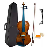 Kit Violino Infantil Dominante 1/8 Ou 1/4 Completo Espaleira