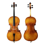 Kit Violoncelo Cello 4 4 Com Arco Estante Breu Ajustado