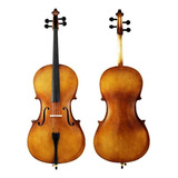 Kit Violoncelo Cello 4 4 Com Arco Estante Breu Ajustado