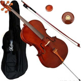 Kit Violoncelo Cello Hofma Hce100 Breu
