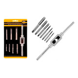 Kit Vira Macho Manual Kit Ferramentas M3 m12 Eda 8 Peças