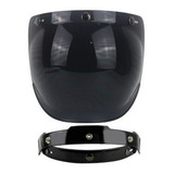Kit Viseira Bolha Capacete Bubble Custom Old School Moto