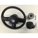 Kit Volante Gol G4 Rallye Preto Bola De Câmbio Coifa Marcha