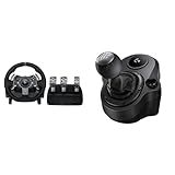 Kit Volante Logitech G920 Driving Force E Pedais Para Xbox Series X-S- Xbox One- PC - Câmbio Logitech G Driving Force
