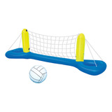 Kit Voleibol Inflável Praia Piscina Bola Rede Intex Verão