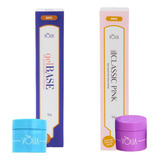 Kit Volia Refil Sachê Gel Capa Base Classic Pink