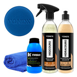 Kit Vonixx Limpa Renova Hidrata Banco Couro Bolsa E Sapato