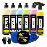 Kit Vonixx Polidores Automotivos Corte Refino Lustro Ceras