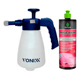 Kit Vonixx Pulverizador Espuma Manual 2l Magic Wash 500ml