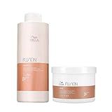 Kit Wella Fusion Intense Repair Shampoo 1 L E Máscara 500ml
