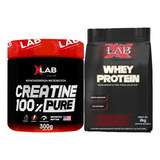 Kit Whey 2kg 100 Hardcore Concen C Creatina 300gr Pura