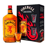 Kit Whisky Fireball Canela 750ml