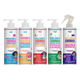 Kit Widi Care Jubinha Sh Cond Creme Crespo Gelatina Spray