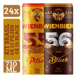Kit Wienbier Brasil - Pilsen + Black 710ml (24un)