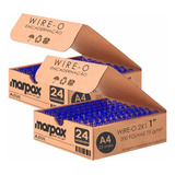 Kit Wire o Para Encadernação 2x1 A4 Azul 1 Para 200 Fls 48u