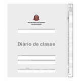 Kit X 5 Caderno Tamoio Diário De Classe Bimestral Estado De São Paulo 8 Folhas Quadriculadas E Listradas 1 Assuntos 27 5cm X 31cm Cor Cinza