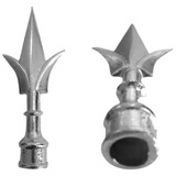 Kit X50 Lanças Aluminio Guaru Lirio Grande 5 8 Portao