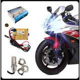 Kit Xênon Moto Farol H4 Com Reator Slim 6000k 8000k