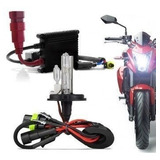 Kit Xenon Moto H4 2 6000k Completo Com Reator Slim E Lamp 