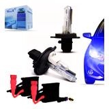 Kit Xenon Reator Slim H4 2 8000k 35w Carro caminhonete