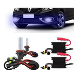 Kit Xenon Sandero 2015 2016 2017 Farol Milha 8000k brinde
