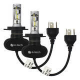 Kit Xenon Super Led H4 8000k 6000 Lms 40w 12v E tech Reator