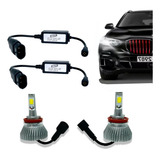 Kit Xenon Super Led Lâmpada H9 2200 Lumens 32w 12v 24v 6000k