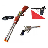 Kit Xerife Faroeste Duas Armas longa E Curta Oeste Cowboy