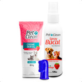 Kit Xô Bafinho Mau Hálito Tártaro Cachorro Dente Pet Clean