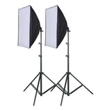 Kit Youtuber 2 Softbox 50 X 70 E27 Luz 2 Tripes 2m