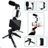Kit Youtuber Vlog Live Tripé Celular Suporte Led E Microfone