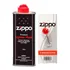 Kit Zippo Fluido   Cartela De Pedra Para Isqueiro Original