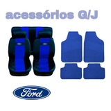 Kit1 Azul capa Nylon acessório P Ford Ka 2010