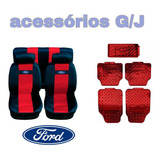 Kit1 Vermelho capa Nylon acessório P Ford Ka 98