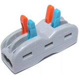 Kit10 Conector De Emenda Duplo Rapido 4 Fios Borner Pix