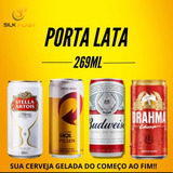 Kit12 Porta Lata 269ml Suporte Cerveja Térmico Personalizado