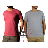 Kit2 Camiseta Blusa Masculina Gola Redondo